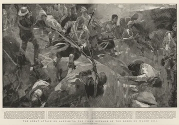 El gran ataque a Ladysmith, el rechazo final de los bóers en Wagon Hill